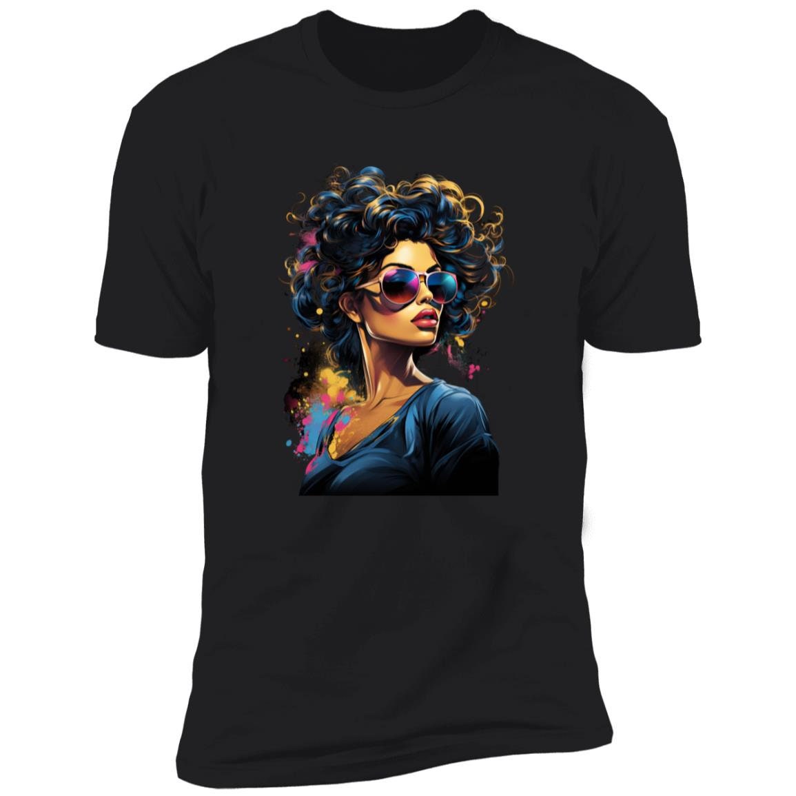 Beautiful Black Woman - Premium Short Sleeve T-Shirt