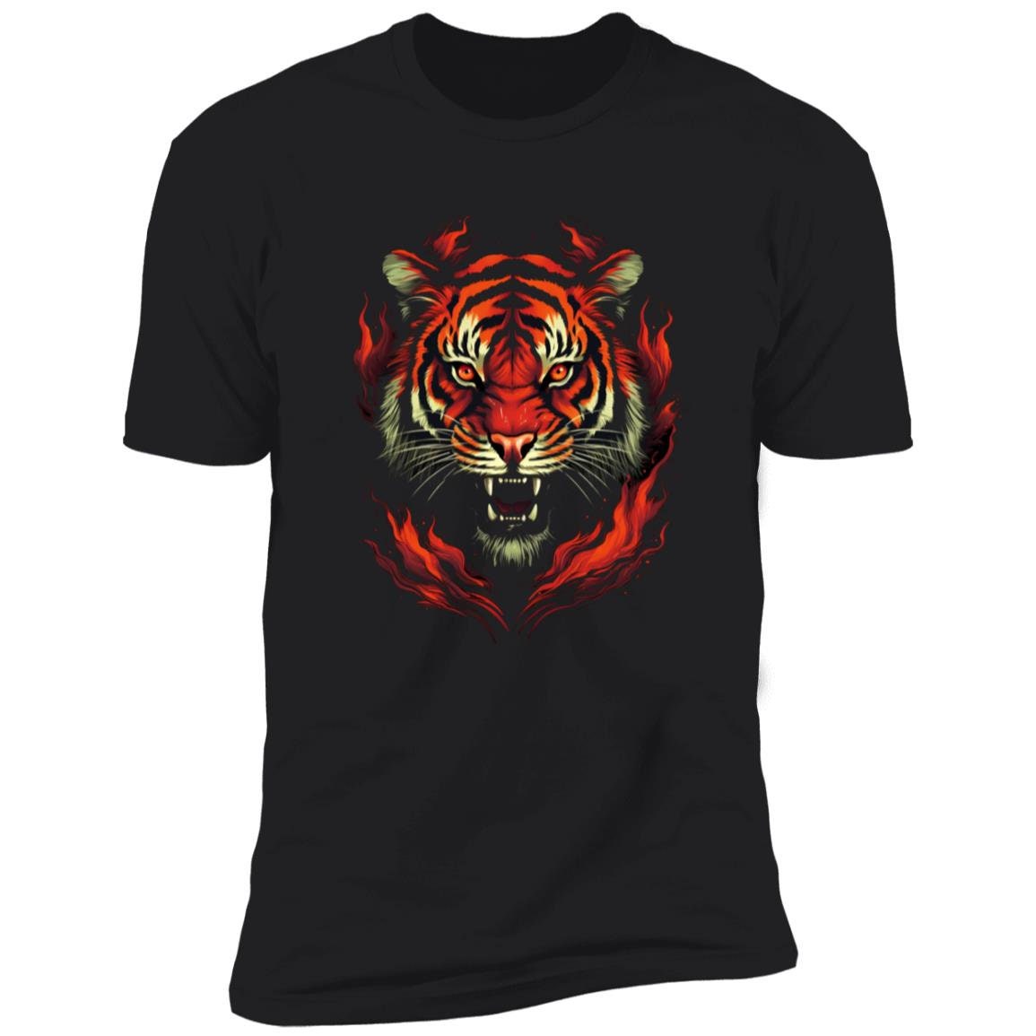 Red Bangle Tiger - Premium Graphic Tee Unisex T-Shirt