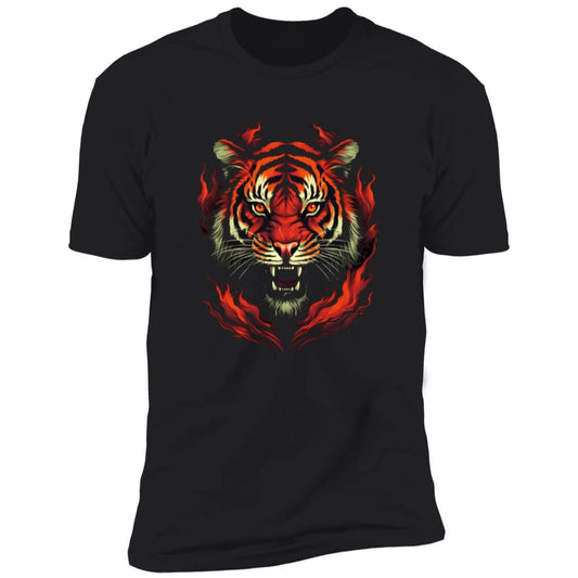 Red Bangle Tiger - Premium Graphic Tee Unisex T-Shirt