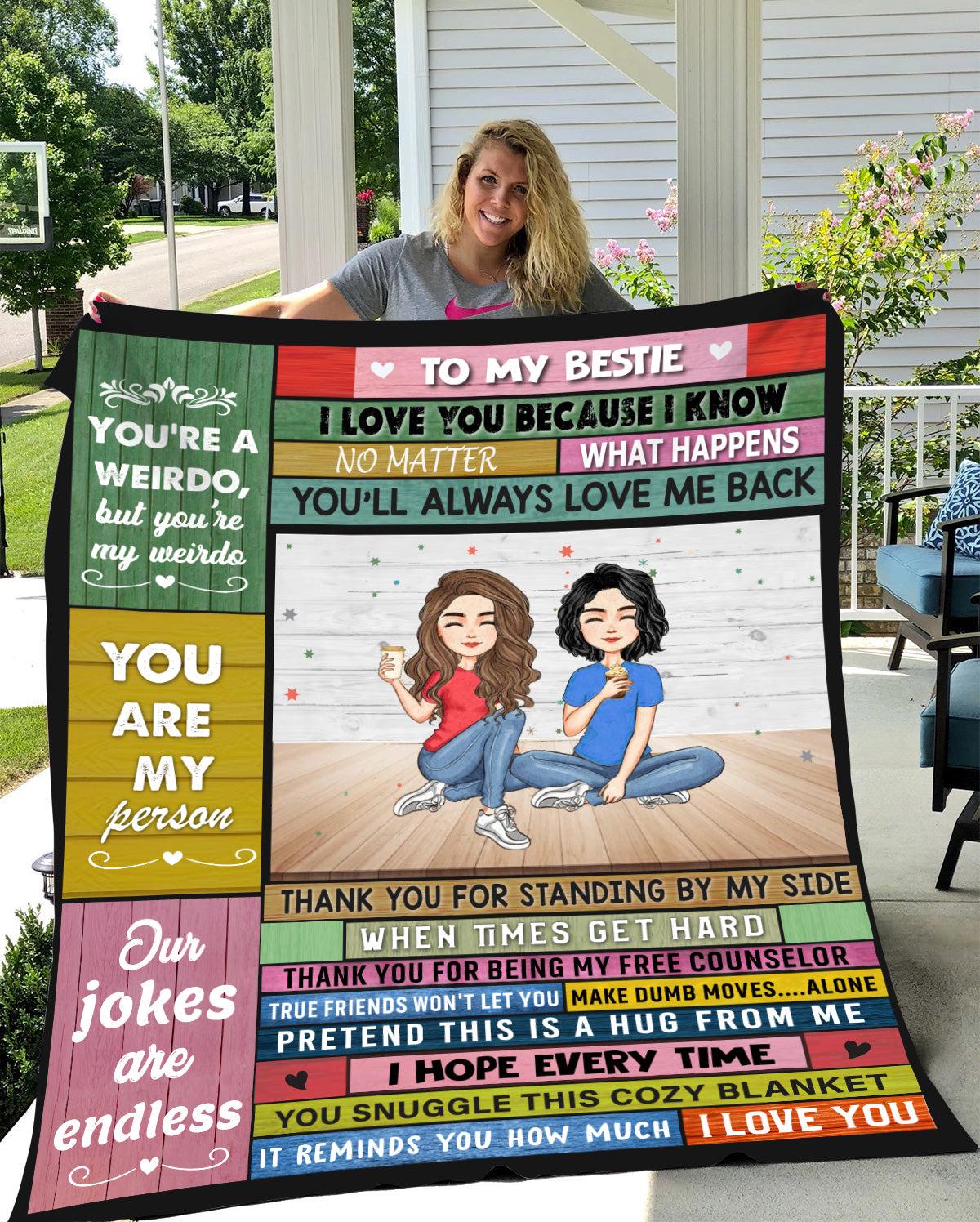 My Weirdo Best Friend - Premium Plush Blanket