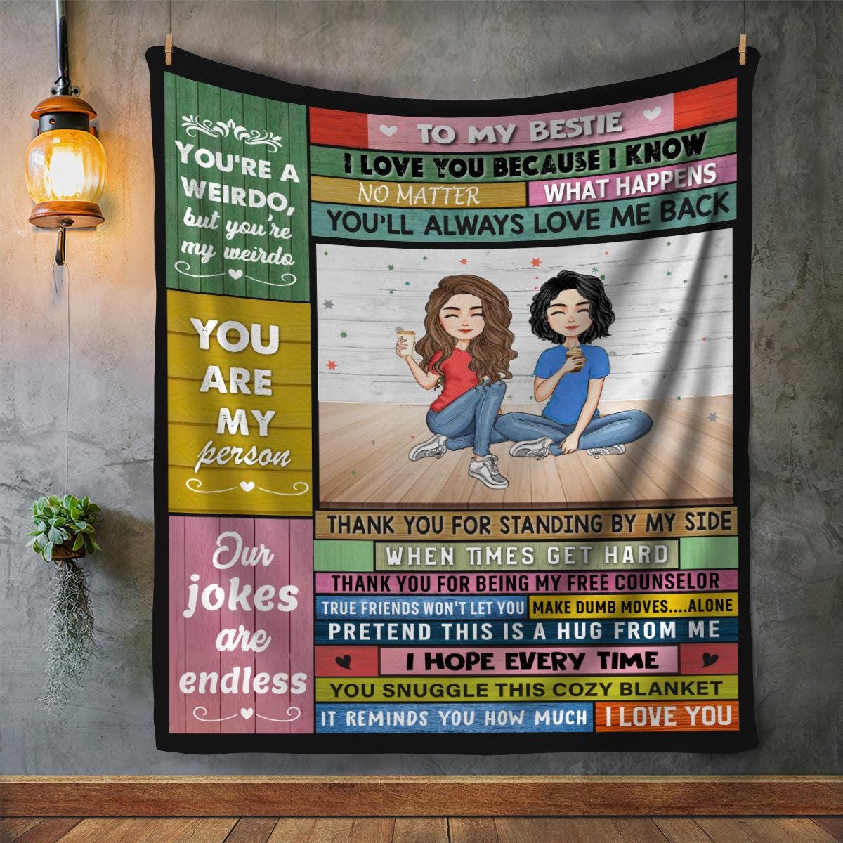 My Weirdo Best Friend - Premium Plush Blanket