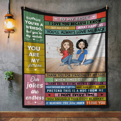 My Weirdo Best Friend - Premium Plush Blanket