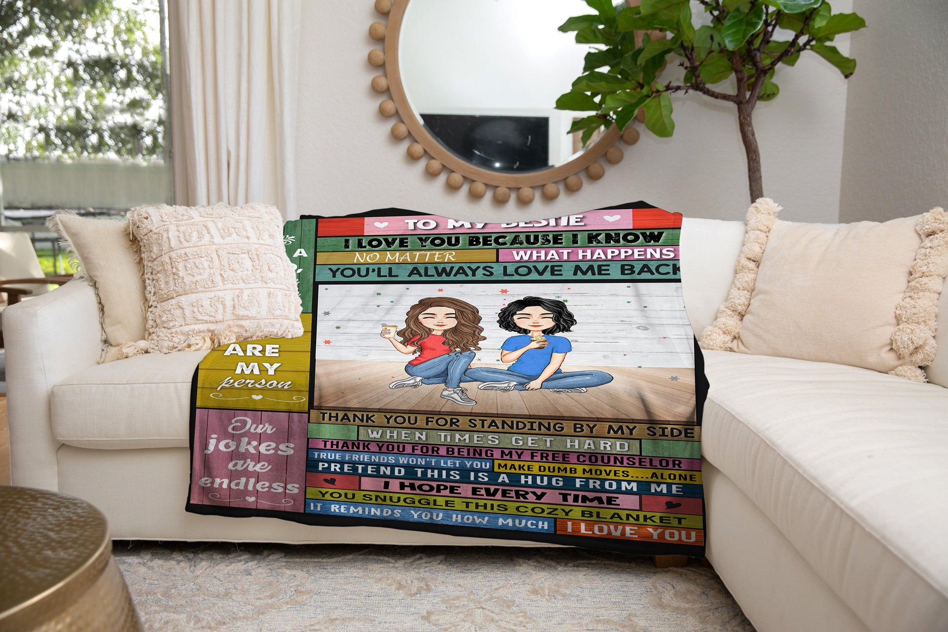 My Weirdo Best Friend - Premium Plush Blanket