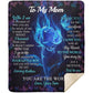 Mom - You Are My World | Premium Plush Blanket