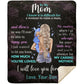 Mom - You Are Loved | Blonde Hair | Premium Plush Blanket