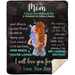 Mom - You Are Loved | Auburn Hair | Premium plush Blanket
