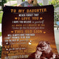 To My Daughter - This Old Lion | Premium Plush Blanket