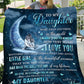 To My Daughter | To The Moon & Back | Premium Plush Blanket