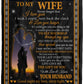 To My Wife - My Love | Premium Plush Blanket