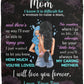 Mom - You Are Loved | Raven Hair | Premium Plush Blanket