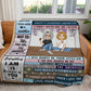 To My Mom - My Loving Mother | Premium Plush Blanket