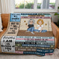 To My Mom - My World | Premium Plush Blanket