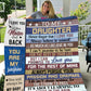 To My Daughter - Never Forget | Premium Plush Blanket