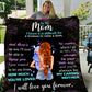 Mom - You Are Loved | Auburn Hair | Premium plush Blanket