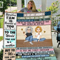 To My Mom - My World | Premium Plush Blanket