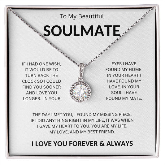 To My Beautiful Soulmate | My Missing Piece  (Eternal Hope Necklace)