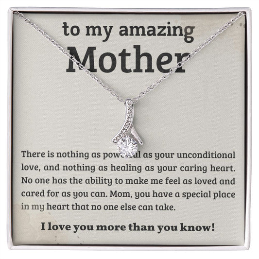 TO MY AMAZING MOTHER | UNCONDITIONAL LOVE | ALLURING BEAUTY NECKLACE