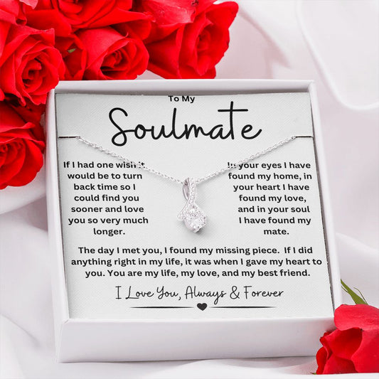 To My Soulmate - My Missing Piece | Alluring Beauty Necklace