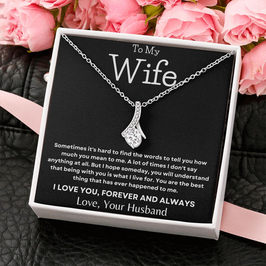 TO MY WIFE | THE ONE I LIVE FOR | ALLURING BEAUTY NECKLACE