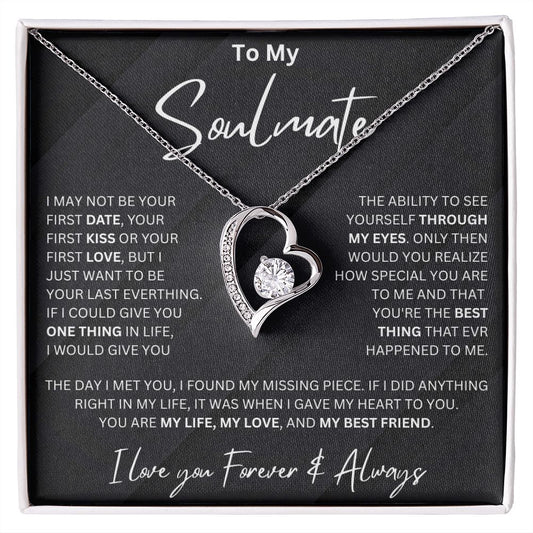 TO MY SOULMATE | MY BEST FRIEND | FOREVER LOVE NECKLACE