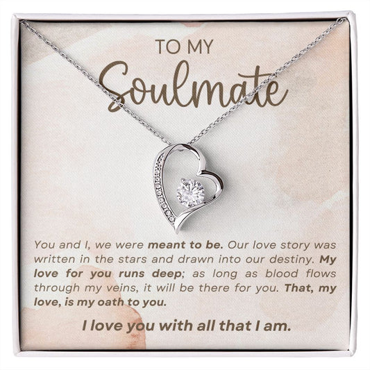 TO MY SOULMATE | MY OATH TO YOU | FOREVER LOVE NECKLACE
