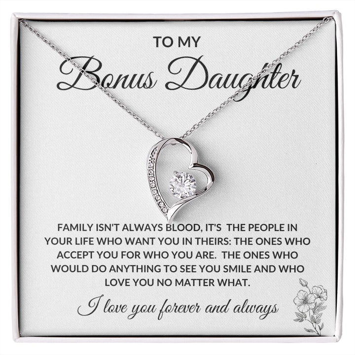 TO MY BONUS DAUGHTER | FOREVER LOVE NECKLACE