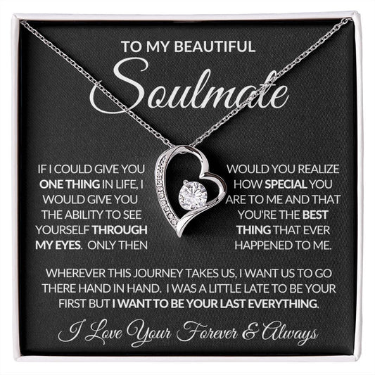 TO MY BEAUTIFUL SOULMATE | FOREVER LOVE NECKLACE