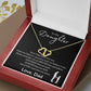 TO MY DAUGHTER | Everlasting Love | From Dad | Solid 10k Gold with Diamonds