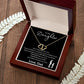 TO MY DAUGHTER | Everlasting Love | From Dad | Solid 10k Gold with Diamonds