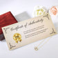 TO MY DAUGHTER | Everlasting Love | From Dad | Solid 10k Gold with Diamonds