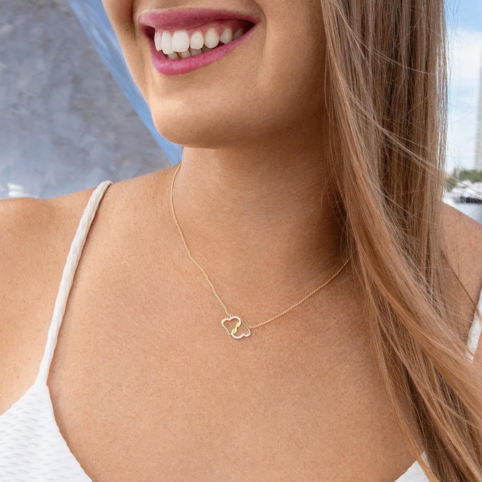 TO MY DAUGHTER | Everlasting Love | From Dad | Solid 10k Gold with Diamonds