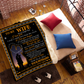 To My Wife - My Love | Premium Plush Blanket